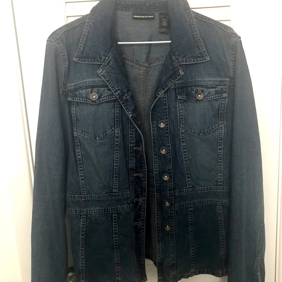 Dkny Jackets & Blazers - DKNY jeans jacket blue. Size extra large but runs large.